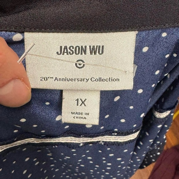 Jason Wu for Target Polka Dot Belted Shirt Dress Size 1X - Picture 8 of 11